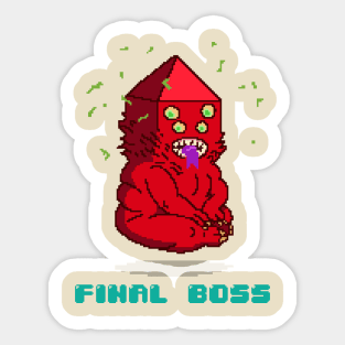 Final Boss Sticker